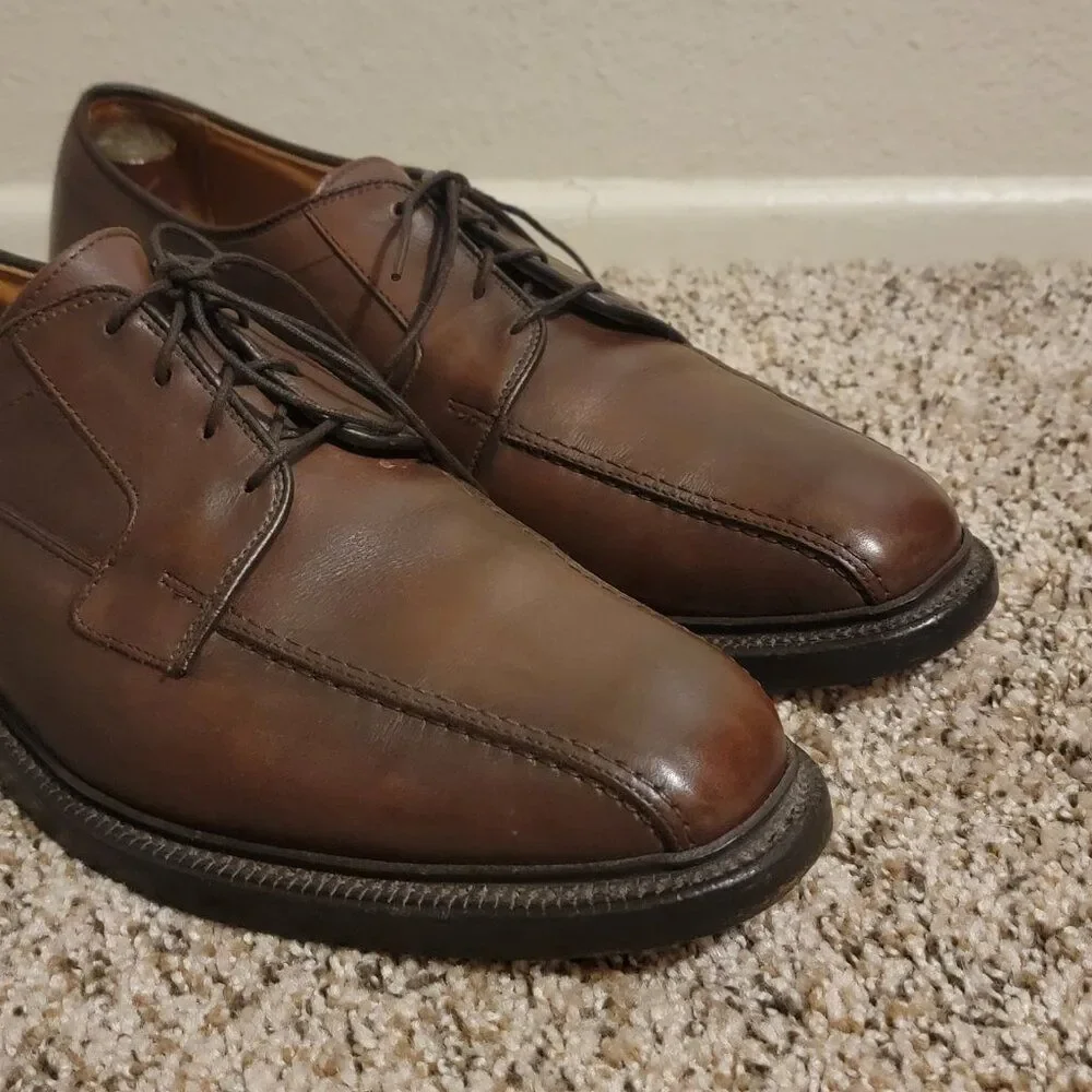 Allen Edmonds Hillcrest 10 B Men's Lace Up Blucher Oxford Shoes